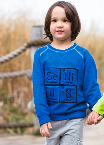 Genius Science Blue Pullover Sweatshirt,Shirts,Hatley-The Little Clothing Company