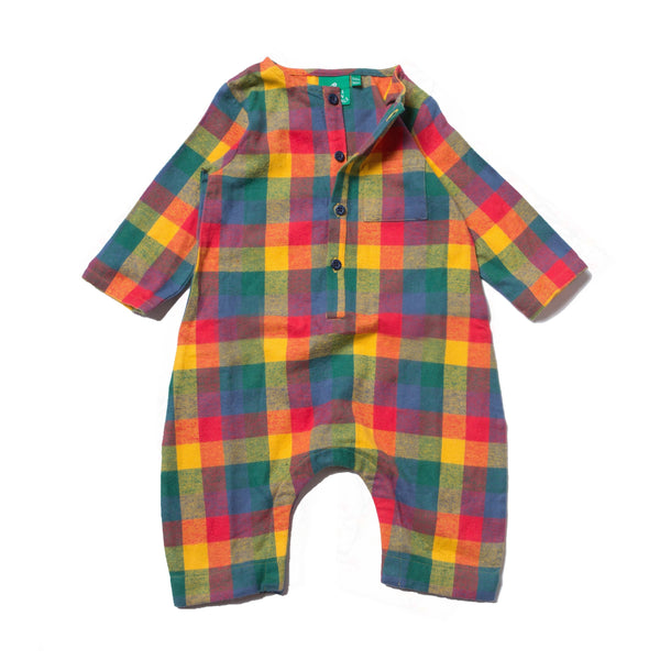 Baby and Kid's Autumn Harvest Plaid Flannel Jumper,Jumper,Little Green Radicals-The Little Clothing Company