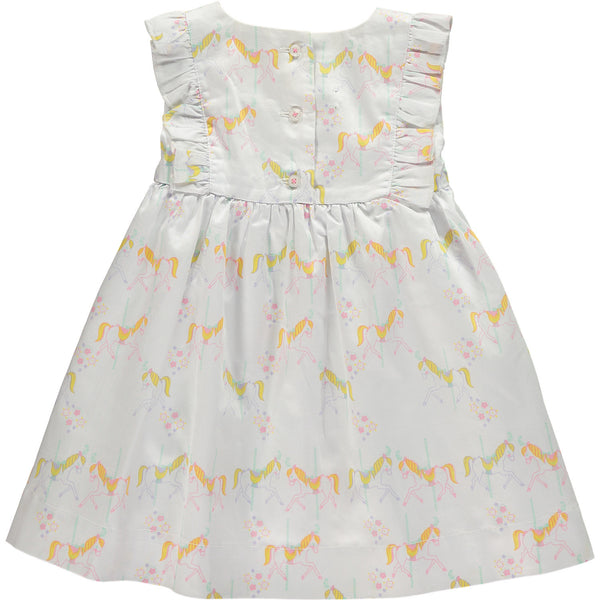 Princess of the Ponies Carousel Print Dress,Dresses,Rockin' Baby-The Little Clothing Company