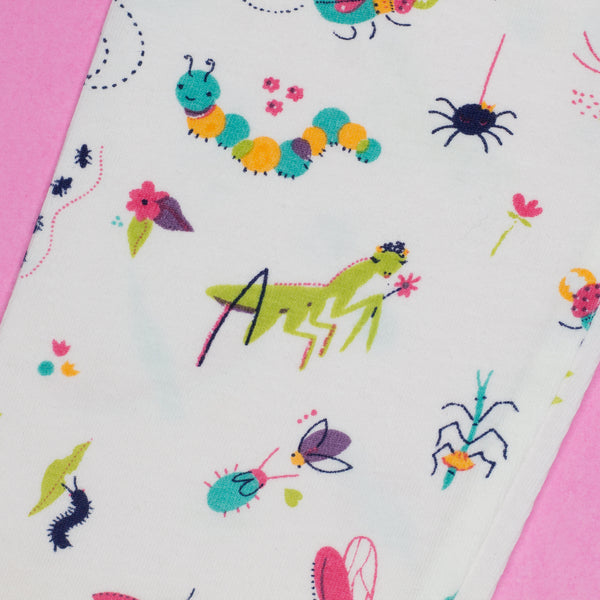 Smarty Girl Girly Bug Insect Baby & Girl Organic Cotton Leggings,Bottoms,Smarty Girl-The Little Clothing Company