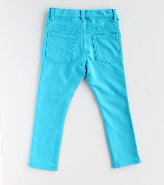 Bright Eyed Girl Blue Jegging,Bottoms,Rockin' Baby-The Little Clothing Company