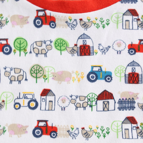 Baby Down on the Farm Print Tee,Shirts,Rockin' Baby-The Little Clothing Company