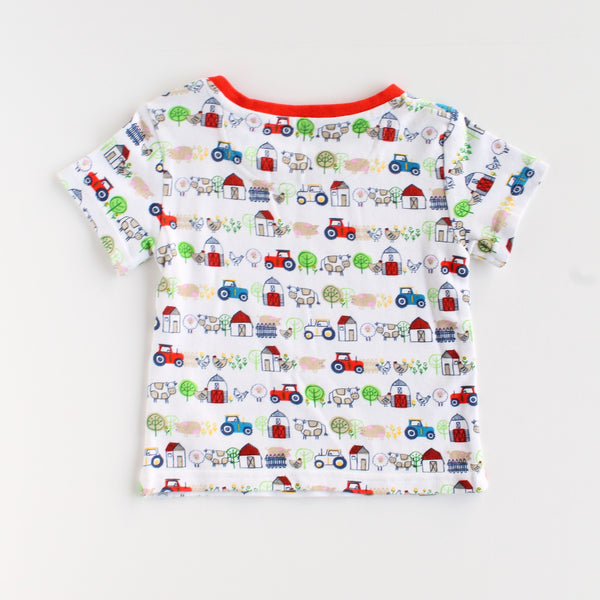 Baby Down on the Farm Print Tee,Shirts,Rockin' Baby-The Little Clothing Company