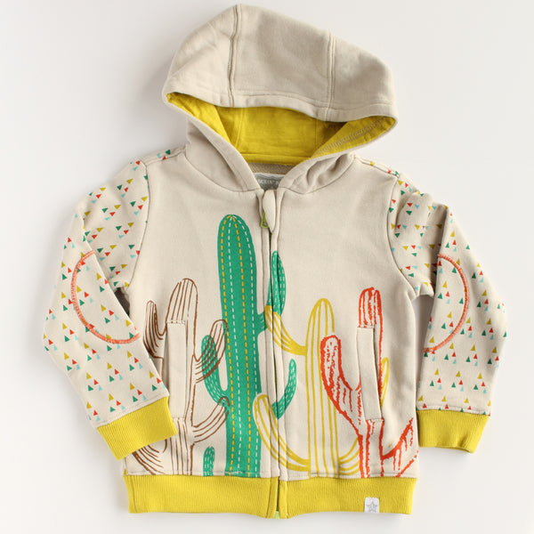 Desert Exploring Cactus Boys Hooded Sweatshirt,Sweatshirts,Rockin' Baby-The Little Clothing Company