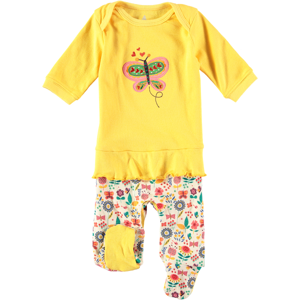 Sweet Butterfly Baby Footed Sleeper,Romper,Rockin' Baby-The Little Clothing Company