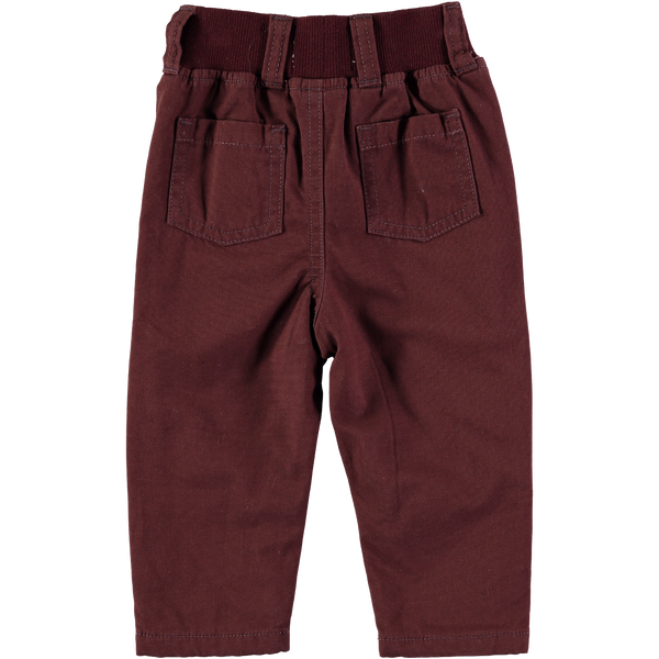 Max Brown Jersey Lined Chino,Bottoms,Rockin' Baby-The Little Clothing Company