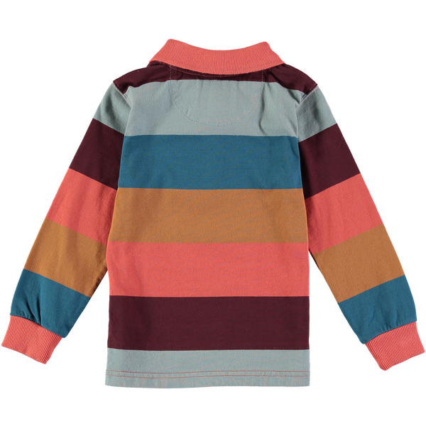 Iceland Stripe Long Sleeve Rugby Tee,Shirts,Rockin' Baby-The Little Clothing Company