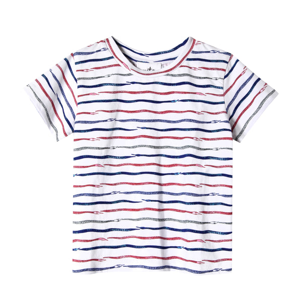 Slither Snake Stripe Baby Graphic Tee,Shirts,Art & Eden-The Little Clothing Company