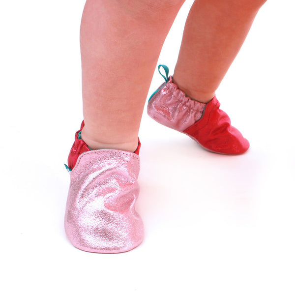 Pink Sparkle Baby Bootie,Shoes,Chooze-The Little Clothing Company