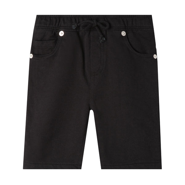 Baby and Boy Black Organic Cotton Shorts,Bottoms,Art & Eden-The Little Clothing Company