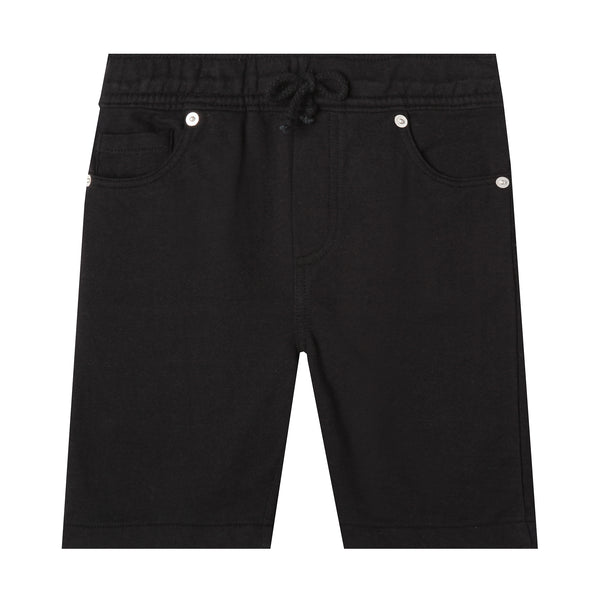 Baby and Boy Black Organic Cotton Shorts,Bottoms,Art & Eden-The Little Clothing Company