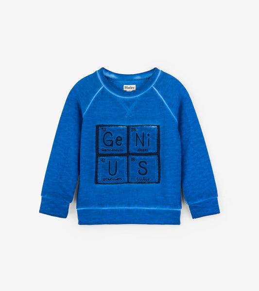 Genius Science Blue Pullover Sweatshirt,Shirts,Hatley-The Little Clothing Company