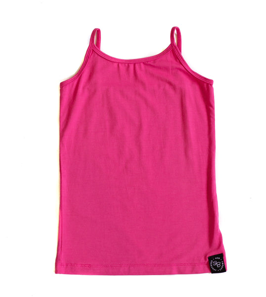 Bamboo Girl's Raspberry Camisol,Shirts,Sweet Bamboo-The Little Clothing Company