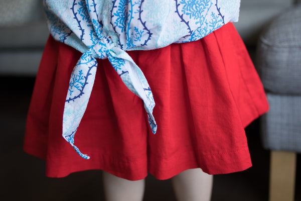 Rosy Red Shorts,Bottoms,Rockin' Baby-The Little Clothing Company