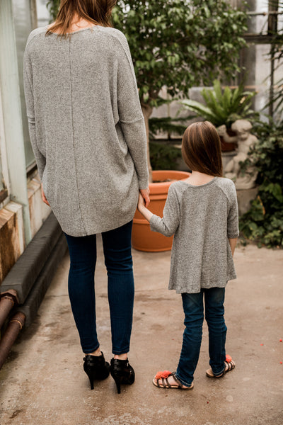Gray Tunic for Girls,Shirts,Freeloader-The Little Clothing Company